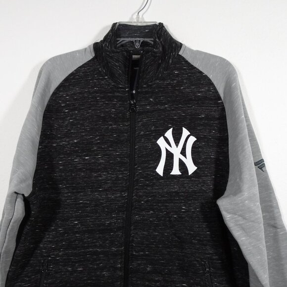 Fanatics New York Yankees Full-Zip Jacket Men's Size M Gray Fan Apparel - Picture 2 of 7